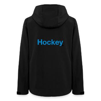 Hockey - Women’s Recycled Softshell Jacket by Stanley/Stella - black - Back - AI Model Female 172 light (172cm)