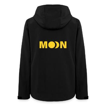 MOON - Women’s Recycled Softshell Jacket by Stanley/Stella - black - Back - AI Model Female 172 light (172cm)