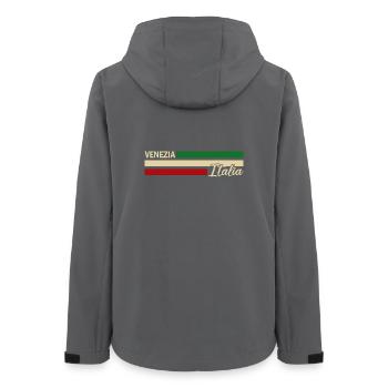 Italie - Venise - Venise - Italien - Italie - Veste softshell femme recyclée Stanley/Stella - charbon - Dos - AI Model Female 172 light (172cm)
