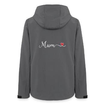 maman - Veste softshell femme recyclée Stanley/Stella - charbon - Dos - AI Model Female 172 light (172cm)