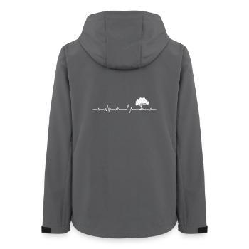 Baum Bäume - Frauen Recycelte Softshelljacke von Stanley/Stella - Anthrazit - Hinten - AI Model Female 172 light (172cm)