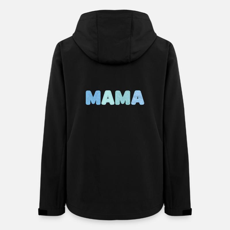 Patchwork Gift Idea for Mom for Mother's Day - Women’s Recycled Softshell Jacket by Stanley/Stella - black