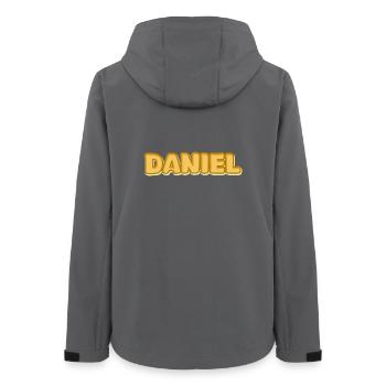 Daniel Daniel - Women’s Recycled Softshell Jacket by Stanley/Stella - anthracite - Back - AI Model Female 172 light (172cm)