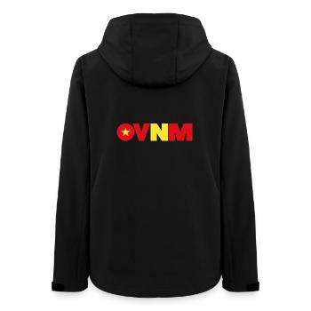 Vietnam - Frauen Recycelte Softshelljacke von Stanley/Stella - Schwarz - Hinten - AI Model Female 172 light (172cm)