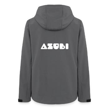 Azubi Tshirt - Frauen Recycelte Softshelljacke von Stanley/Stella - Anthrazit - Hinten - AI Model Female 172 light (172cm)