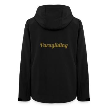 Parapente Parapentiste Sport Extrême Parachutisme - Veste softshell femme recyclée Stanley/Stella - noir - Dos - AI Model Female 172 light (172cm)