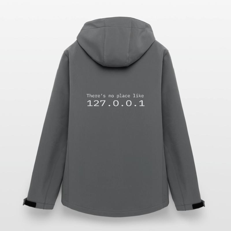 Programmeur Nerd IT Aucun endroit comme Localhost Veste softshell femme recyclée Stanley/Stella