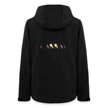 Hannah - Frauen Recycelte Softshelljacke von Stanley/Stella - Schwarz - Hinten - AI Model Female 172 light (172cm)