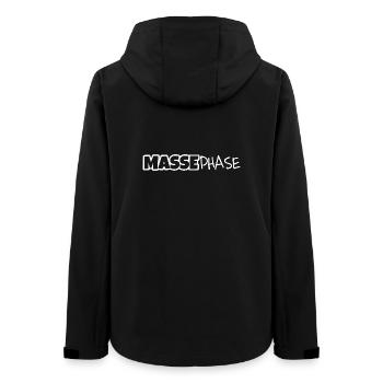 Masse phase - Frauen Recycelte Softshelljacke von Stanley/Stella - Schwarz - Hinten - AI Model Female 172 light (172cm)