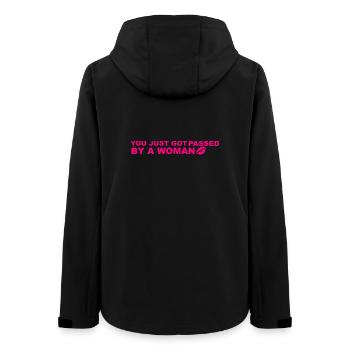 Humor - Frauen Recycelte Softshelljacke von Stanley/Stella - Schwarz - Hinten - AI Model Female 172 light (172cm)