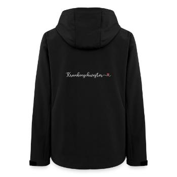Krankenschwester - Frauen Recycelte Softshelljacke von Stanley/Stella - Schwarz - Hinten - AI Model Female 172 light (172cm)