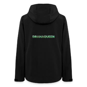 Drama Queen - Women’s Recycled Softshell Jacket by Stanley/Stella - black - Back - AI Model Female 172 light (172cm)