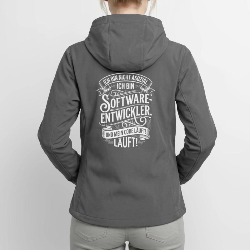 I'm a software developer – and my code is running Women’s Recycled Softshell Jacket by Stanley/Stella