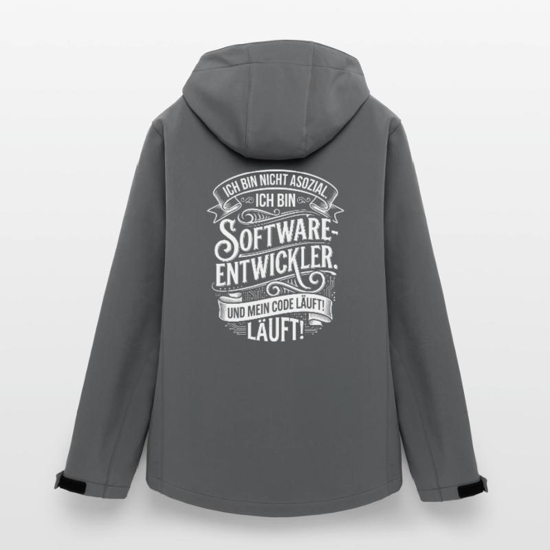 I'm a software developer – and my code is running Women’s Recycled Softshell Jacket by Stanley/Stella