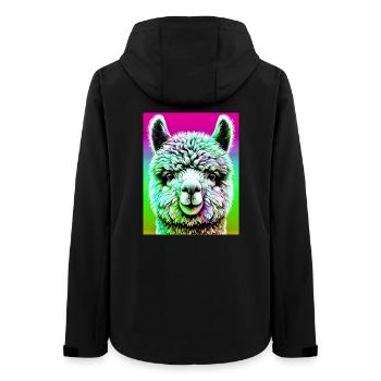 Alpaga - Veste softshell femme recyclée Stanley/Stella - noir - Dos - AI Model Female 172 light (172cm)