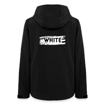 Weiß - Frauen Recycelte Softshelljacke von Stanley/Stella - Schwarz - Hinten - AI Model Female 172 light (172cm)