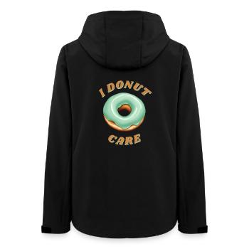 I DONUT CARE - Frauen Recycelte Softshelljacke von Stanley/Stella - Schwarz - Hinten - AI Model Female 172 light (172cm)