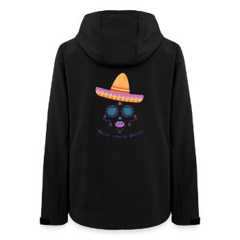 Dia muertos Zuckerschädel - Frauen Recycelte Softshelljacke von Stanley/Stella - Schwarz - Hinten - AI Model Female 172 light (172cm)