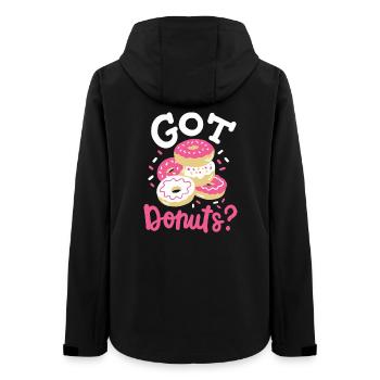 Donuts Donut-Liebhaber - Frauen Recycelte Softshelljacke von Stanley/Stella - Schwarz - Hinten - AI Model Female 172 light (172cm)