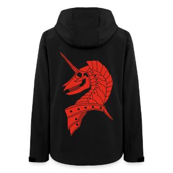 Red Gothic Unicorn - Women’s Recycled Softshell Jacket by Stanley/Stella - black - Back - AI Model Female 172 light (172cm)