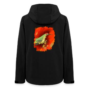 Cadeau en rouge et vert, super, haute qualité - Veste softshell femme recyclée Stanley/Stella - noir - Dos - AI Model Female 172 light (172cm)