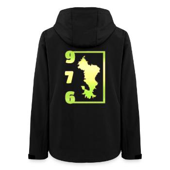 T SHIRT 976 MAYOTTE - Women’s Recycled Softshell Jacket by Stanley/Stella - black - Back - AI Model Female 172 light (172cm)