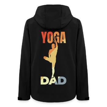 Yoga Father - Women’s Recycled Softshell Jacket by Stanley/Stella - black - Back - AI Model Female 172 light (172cm)
