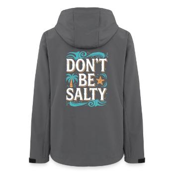 L’ambiance de la plage ne soit pas salée Design - Veste softshell femme recyclée Stanley/Stella - charbon - Dos - AI Model Female 172 light (172cm)