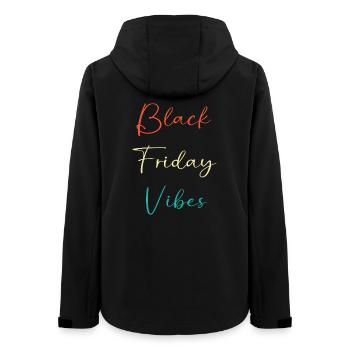Kaufrausch Black Friday - Frauen Recycelte Softshelljacke von Stanley/Stella - Schwarz - Hinten - AI Model Female 172 light (172cm)