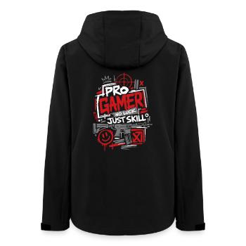 Pro Gamer One Shot Win - Frauen Recycelte Softshelljacke von Stanley/Stella - Schwarz - Hinten - AI Model Female 172 light (172cm)