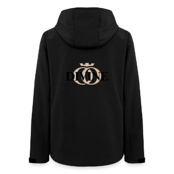 DIVINE OPPOLINE – Feminine Energy Collection - Women’s Recycled Softshell Jacket by Stanley/Stella - black - Back - AI Model Female 172 light (172cm)