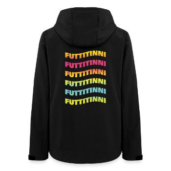 t-shirt futtitinni t-shirt Sizilien Sizilianisch - Frauen Recycelte Softshelljacke von Stanley/Stella - Schwarz - Hinten - AI Model Female 172 light (172cm)