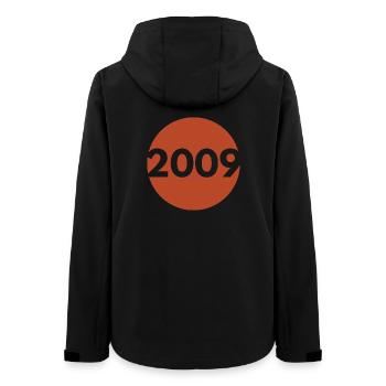 2009 Vintage Retro - Women’s Recycled Softshell Jacket by Stanley/Stella - black - Back - AI Model Female 172 light (172cm)