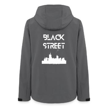black street - Veste softshell femme recyclée Stanley/Stella - charbon - Dos - AI Model Female 172 light (172cm)