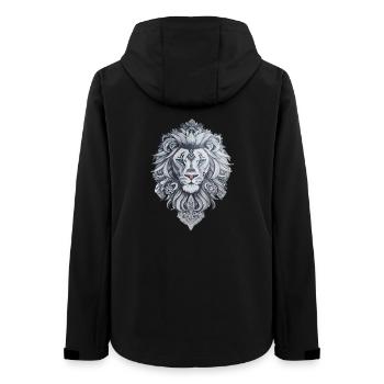 Maori-Tattoo im Löwenkopf-Stil - Frauen Recycelte Softshelljacke von Stanley/Stella - Schwarz - Hinten - AI Model Female 172 light (172cm)