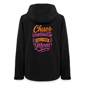 Working Mom – Das Leben einer Mutter - Frauen Recycelte Softshelljacke von Stanley/Stella - Schwarz - Hinten - AI Model Female 172 light (172cm)