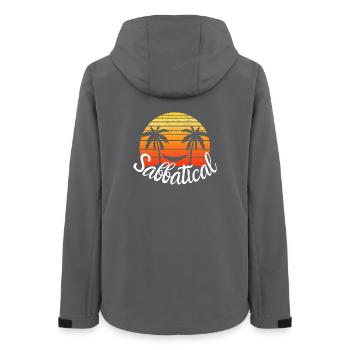 Sabbatical - Frauen Recycelte Softshelljacke von Stanley/Stella - Anthrazit - Hinten - AI Model Female 172 light (172cm)