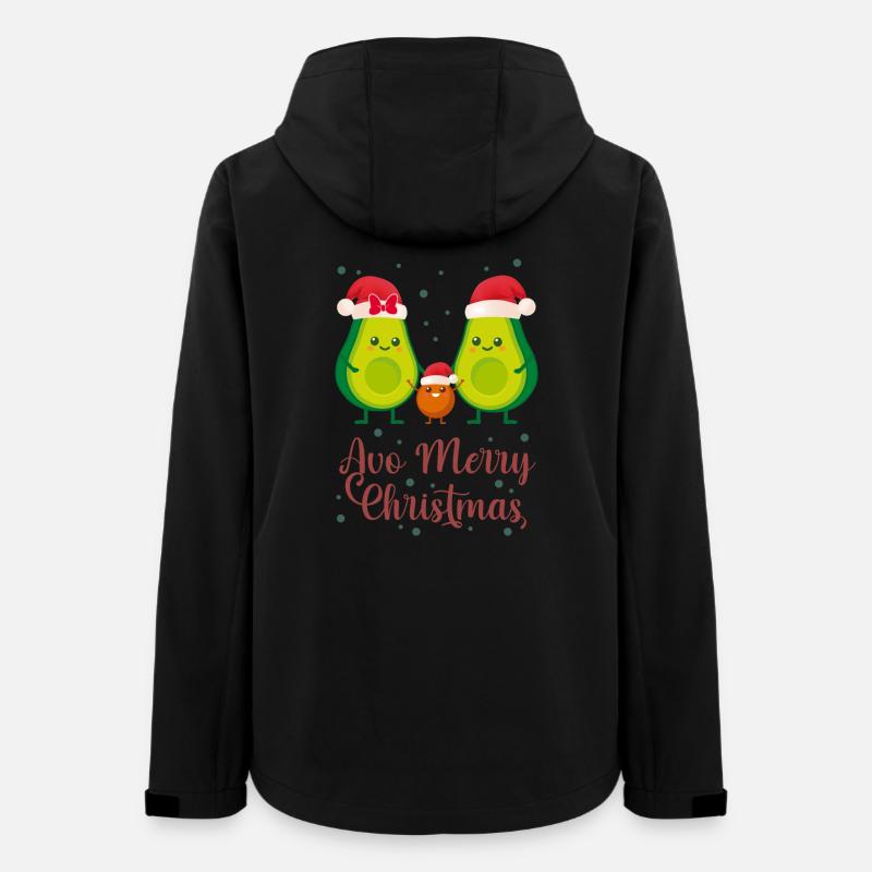 Avocado Weihnachten 1 - Frauen Recycelte Softshelljacke von Stanley/Stella - Schwarz