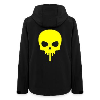 Neonschädel tropft - Frauen Recycelte Softshelljacke von Stanley/Stella - Schwarz - Hinten - AI Model Female 172 light (172cm)
