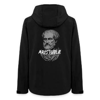 Portrait de la silhouette d’Aristote - Veste softshell femme recyclée Stanley/Stella - noir - Dos - AI Model Female 172 light (172cm)