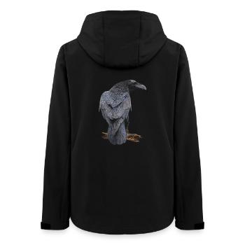 Crow - Women’s Recycled Softshell Jacket by Stanley/Stella - black - Back - AI Model Female 172 light (172cm)