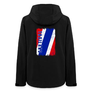 drapeau de la Thaïlande - Veste softshell femme recyclée Stanley/Stella - noir - Dos - AI Model Female 172 light (172cm)