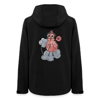 Nö Vogel - Frauen Recycelte Softshelljacke von Stanley/Stella - Schwarz - Hinten - AI Model Female 172 light (172cm)