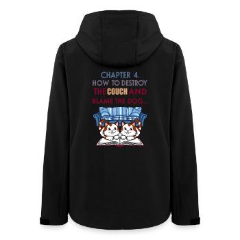 Des chats intelligents - Veste softshell femme recyclée Stanley/Stella - noir - Dos - AI Model Female 172 light (172cm)