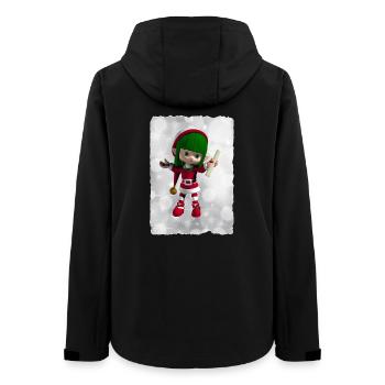 Grüner Elf - Frauen Recycelte Softshelljacke von Stanley/Stella - Schwarz - Hinten - AI Model Female 172 light (172cm)