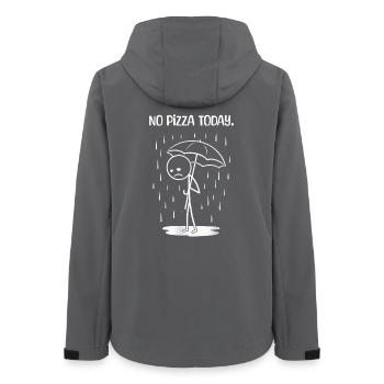 Lustiges Heute leider kein PIzza - Frauen Recycelte Softshelljacke von Stanley/Stella - Anthrazit - Hinten - AI Model Female 172 light (172cm)