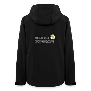 Oil me up, buttercup! - Frauen Recycelte Softshelljacke von Stanley/Stella - Schwarz - Hinten - AI Model Female 172 light (172cm)