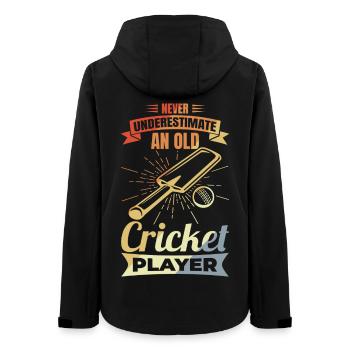 Kricket Großvater - Frauen Recycelte Softshelljacke von Stanley/Stella - Schwarz - Hinten - AI Model Female 172 light (172cm)