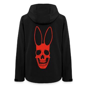 Red Rabbit Skull - Women’s Recycled Softshell Jacket by Stanley/Stella - black - Back - AI Model Female 172 light (172cm)