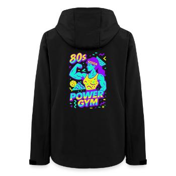 Années 80 Power Gym / Femme forte - Veste softshell femme recyclée Stanley/Stella - noir - Dos - AI Model Female 172 light (172cm)